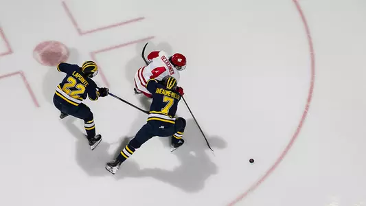 Ben Dexheimer scores the game-tying goal against Michigan at home