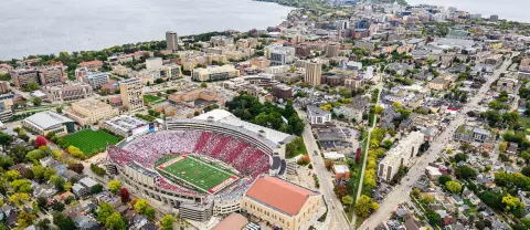 Camp Randall Aerial Shot