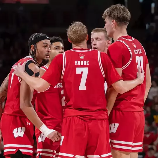 Wisconsin Badgers Men’s Basketball Red/White scrimmage, Sunday, Oct. 19, 2025, in Madison, Wis. (Photo by David Stluka/Wisconsin Athletic Communications)