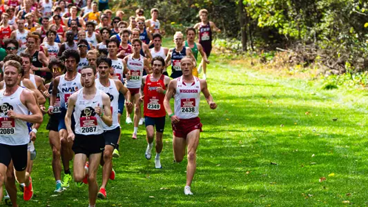 Micah Wilson running at 2025 Nuttycombe