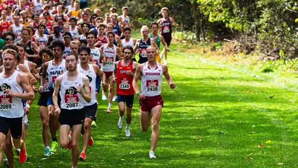 Micah Wilson running at 2025 Nuttycombe