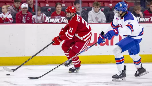 Ryan Botterill skates vs. U.S. Under-18 Team