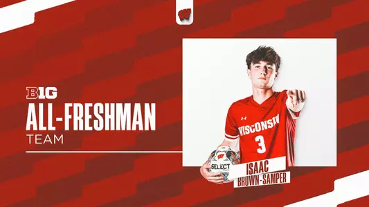 Isaac Brown-Samper All-Freshman Team Graphic