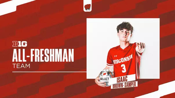 Isaac Brown-Samper All-Freshman Team Graphic