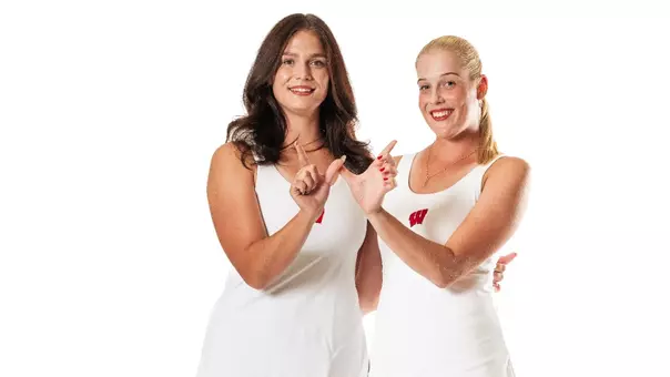 Maria and Lucie media day