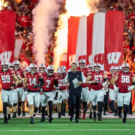 Fickell leads team out of tunnel