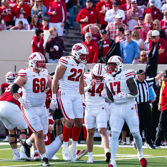 defense celebrates a sack