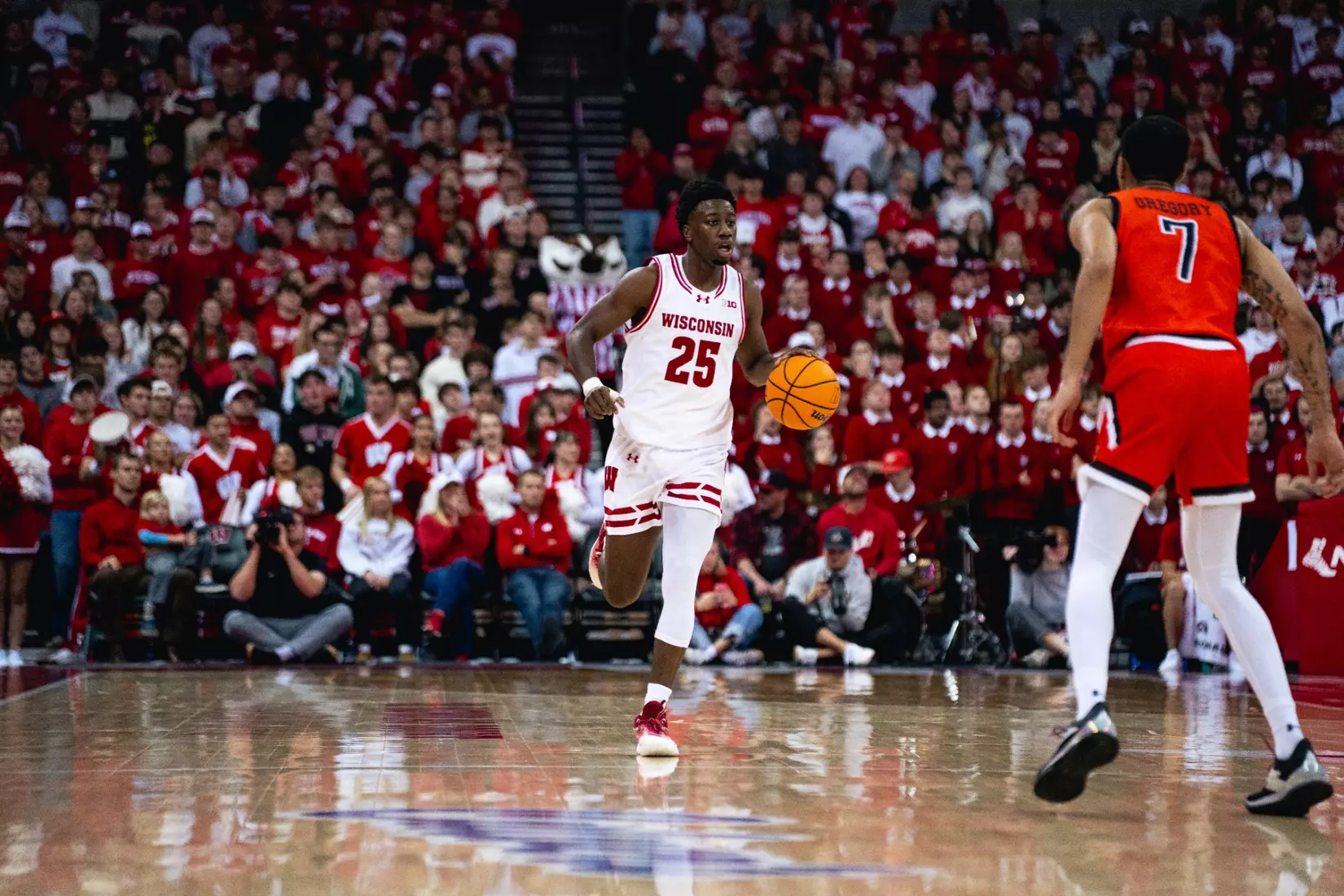 John Blackwell takes ball up against NIU.