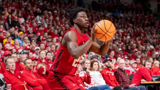 Wisconsin Badgers during an NCAA college basketball game against the Marquette Golden Eagles, Sat., Dec. 6, 2025, in Madison, Wis. The Badgers won 96-76. (Photo by David Stluka/Wisconsin Athletic Communications)
