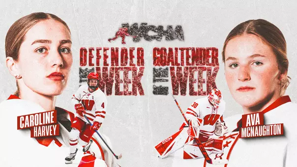 Harvey, McNaughton WCHA players of the week