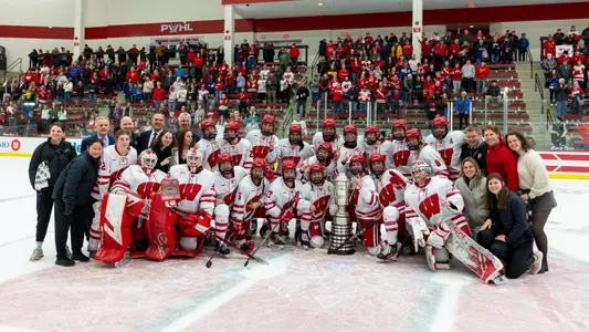 iWisconsin Badgers during an NCAA college women’s hockey game against the Minnesota Golden Gophers, Saturday, Feb. 8, 2025, in Madison, Wis. The Badgers won 8-2. (Photo by David Stluka/Wisconsin Athletic Communications)