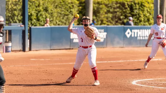 Kendra Lewis throws out a Georgia State runner