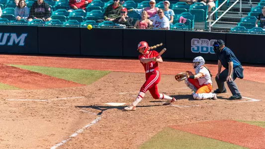 Emily Bojan smokes the ball against Bowling Green