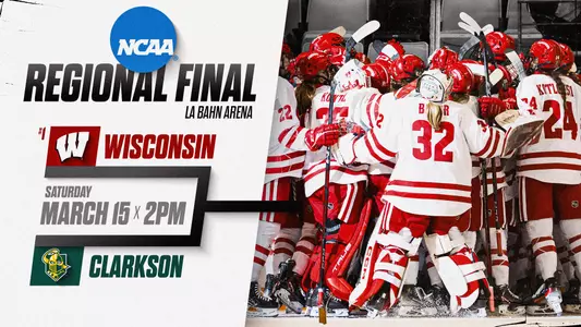 3.13.25 Clarkson vs. Wisconsin Graphic
