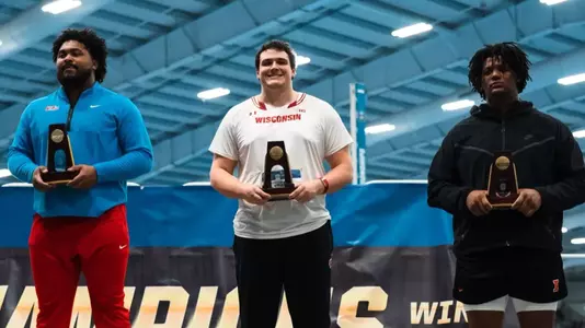Jason Swarens, third in the nation for shot put