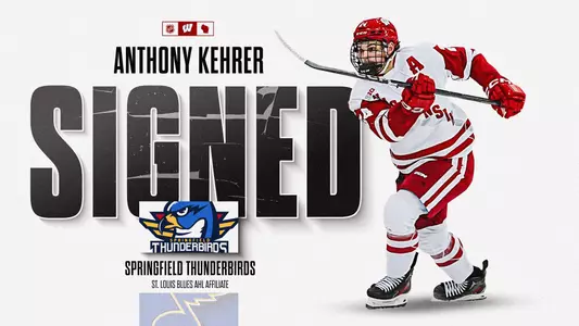 Anthony Kehrer signing Springfield Thunderbirds