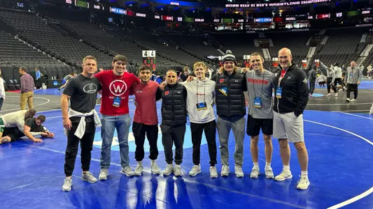 Wrestlers at NCAA