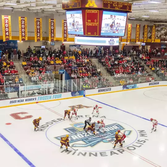 Wisconsin takes on Minnesota in the Frozen Four.