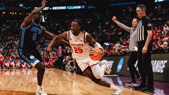John Blackwell competes during the NCAA Second Round game against BYU