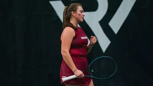 Ekaterina Ivanova celebrating