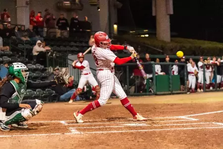 Brooke Kuffel launches a pitch at USF