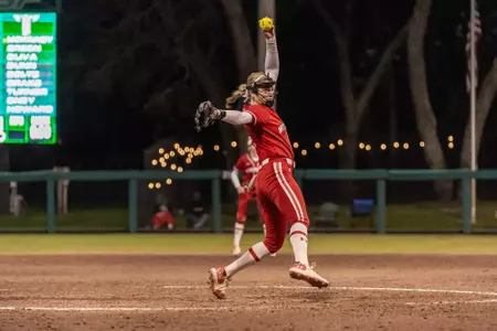 Jordan Felci winds up against Troy