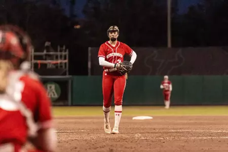 Jordan Felci gets ready to pitch against Troy