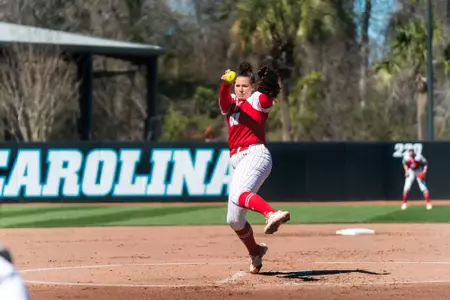 Molly Jacobson pitches against UConn