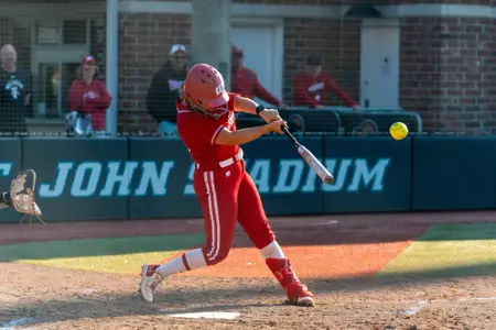 Hilary Blomberg ropes a ball against Coastal Carolina