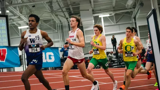Adam Spencer running at Big Tens