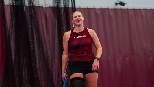 Reynoldson smiles for the camera