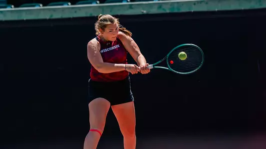 Ivanova returns ball vs. USC