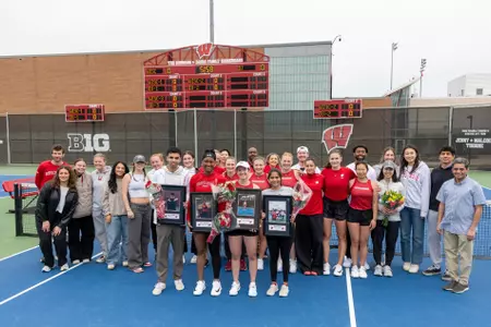 Wisconsin celebrates Senior Day