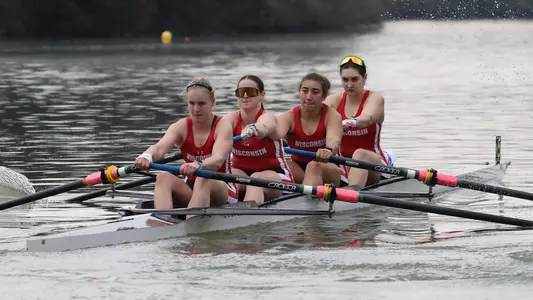 Wisconsin women's rowing at the 2025 Cardinal Invite