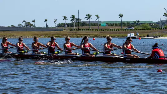 The Badgers row at the 2025 B1G Invite