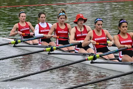 varsity eight competes at Stanford