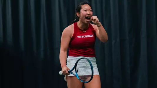 Rangan celebrates point