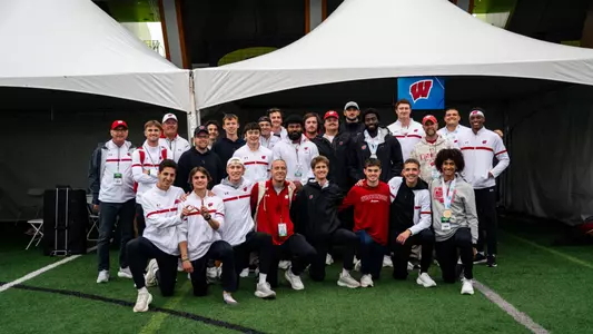 Big Ten Runner Up 2025 Men's Track and Field Team Photo