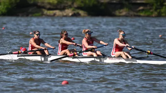 Wisconsin women's rowing fours boat races at the 2025 B1G Championships