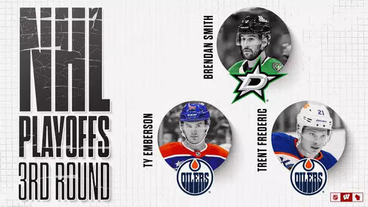 Badgers in round three of the NHL playoffs