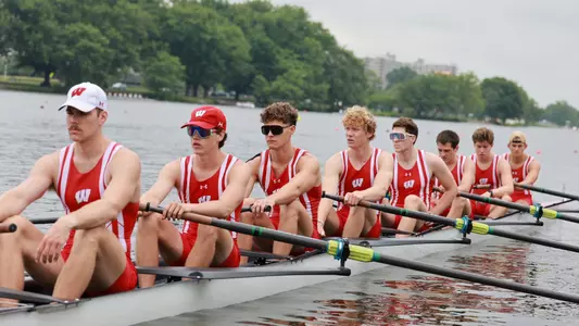 Badger men's rowing at day one of IRA's