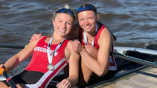 Abbey DiChiara and Romy McCarthy - IRA double sculls silver medallists