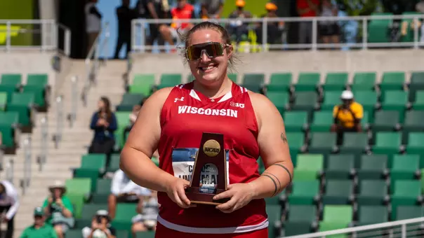 Chloe Lindeman at the 2025 NCAA Outdoor Championships