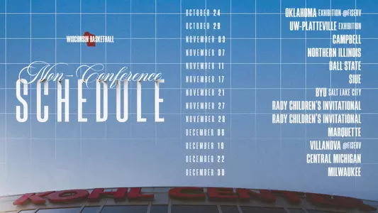 2025-26 UW MBB Non-Conference Schedule