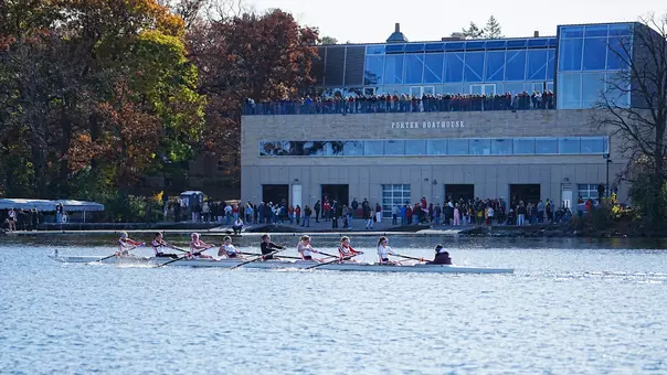 Women's rowing on Lake Mendota
