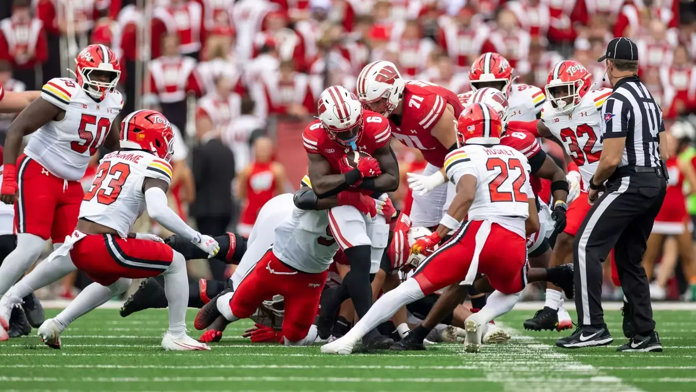 Badgers run vs. Maryland