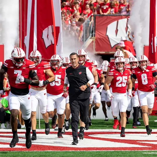 Fickell leads team out of tunnell