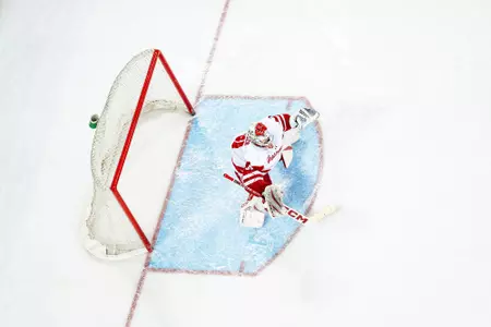 Men's Hockey - Daniel Hauser - Goalie Stance