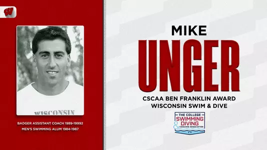 Mike Unger CSCAA Ben Franklin Award