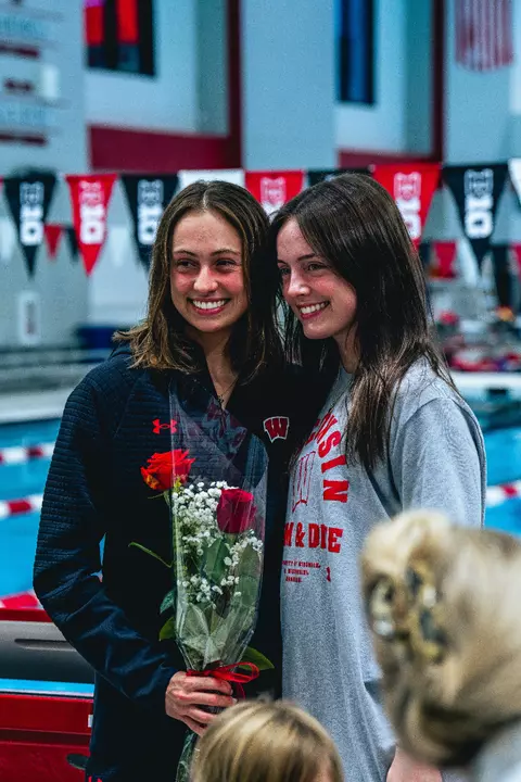 Abby and Maggie Wanezek, Senior Day 2025-26